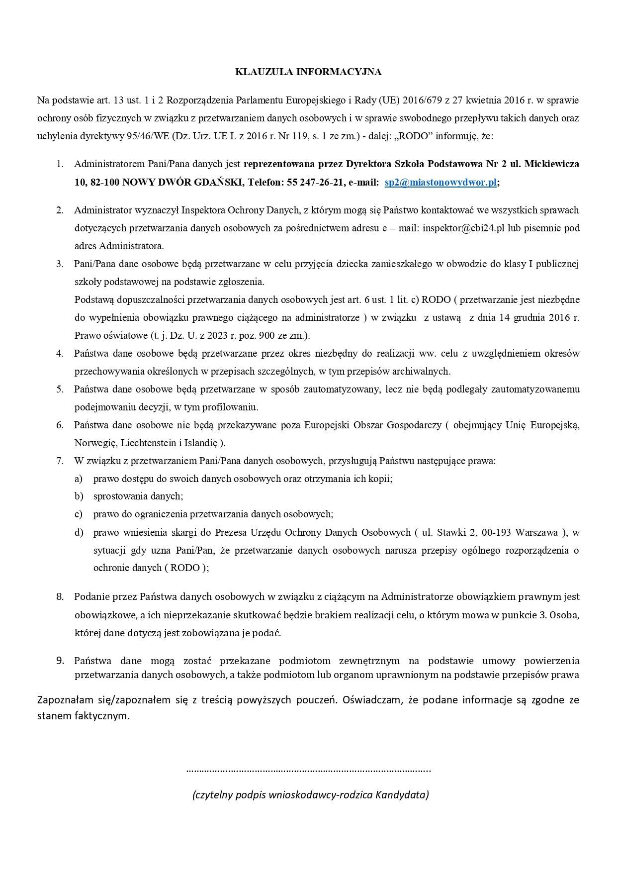 zgłoszenie